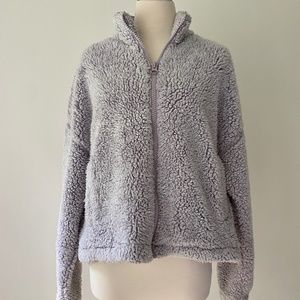 Purple Teddy Coat GARAGE SZ L